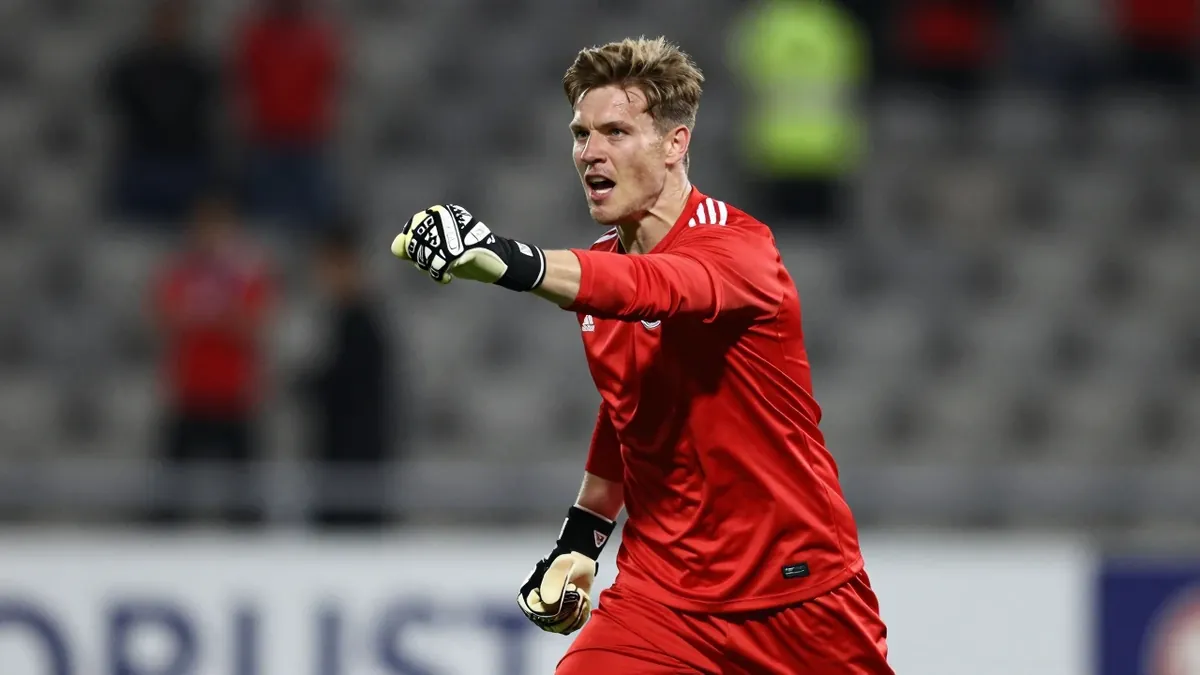 Goalkeeper Billy Crellin hailed his team's resilience as Glentoran beat Ballymena United 2-0, moving them to second in...
