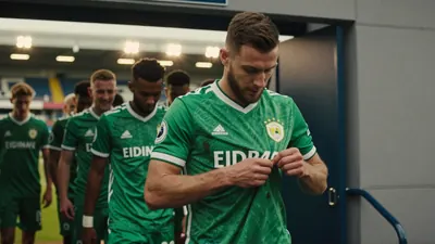 Glentoran launches its new away kit, featuring a gold and black design, as the team prepares for the upcoming season...